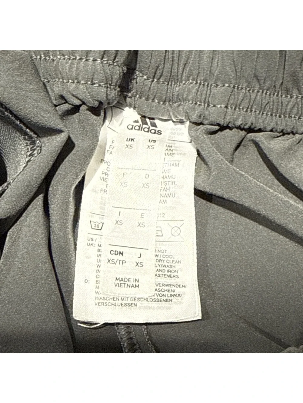 adidas men xs